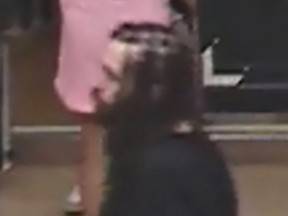Investigators need help identifying a man who is suspected of engaging a boy, 9, in a sexual conversation while in a washroom at Square One Shopping Centre in Mississauga in July.