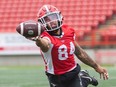 Calgary Stampeders' Reggie Begelton during practice.