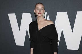 Jennifer Lawrence attends the Women's Wear Daily Honors award ceremony at Cipriani South Street on Tuesday, Oct. 24, 2023, in New York.