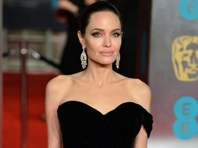 Angelina Jolie attends the British Academy Film Awards (BAFTA) held at Royal Albert Hall on Feb. 18, 2018 in London.
