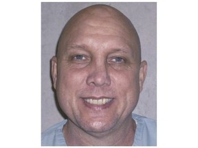 In this photo provided by the Oklahoma Department of Corrections, Phillip Hancock is pictured on June 29, 2011. Hancock, 59, is scheduled to receive a three-drug lethal injection on Thursday, Nov. 30, 2023, at the Oklahoma State Penitentiary in McAlester. (Oklahoma Department of Corrections via AP, File)