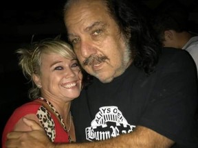 Charity Hawke, left, with longtime pal Ron Jeremy.