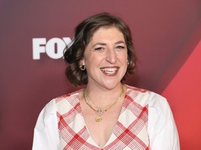 Mayim Bialik attends 2022 Fox Upfront on May 16, 2022 in New York City.
