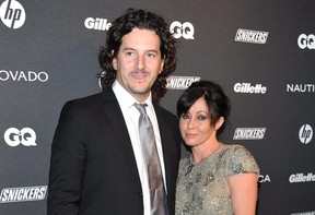 In this Oct. 27, 2010 file photo, actress Shannen Doherty and Kurt Iswarienko attend 'The Gentleman's Ball' hosted by GQ Magazine at the Edison Ballroom in New York.