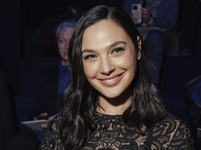 Gal Gadot arrives for the Christian Dior Fall/Winter 2023-2024 ready-to-wear collection presented Feb. 28, 2023 in Paris.