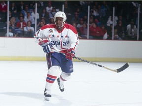 NHL forward Reggie Savage is shown in a handout photo supplied by the Capitals.