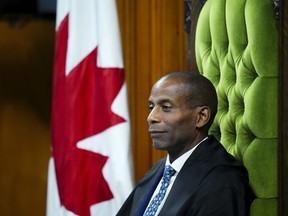 The House of Commons is debating whether to have a committee determine if Speaker Greg Fergus should be punished for a video message he filmed that was played at a political party convention. Speaker of the House of Commons Greg Fergus chairs his first question period in the House of Commons on Parliament Hill in Ottawa on Tuesday, Oct. 3, 2023.