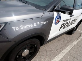 A Toronto Police vehicle.