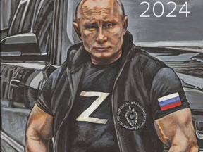 ARENT YA VLAD? Russian despot Vladimir Putin is featured in a new calendar. Last minute Christmas gift?