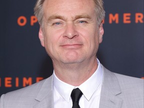 Christopher Nolan attends the "Oppenheimer" premiere at Cinema Le Grand Rex on July 11, 2023 in Paris.