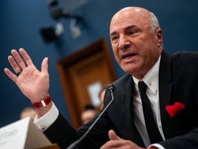 Kevin O'Leary, Chairman of O'Leary Ventures, testifies before the House Committee on Small Business during a hearing "Unleashing Main Street's Potential: Examining Avenues to Capital Access" at the Rayburn House Office Building on Jan. 18, 2024 in Washington, DC.