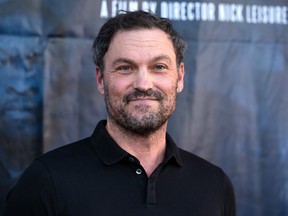 Brian Austin Green is praising his 90210 co-star t for his fighting skills after he brawled with multiple bikers in Los Angeles.
