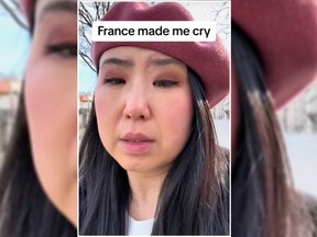 American TikToker Angela, known online as RealPhDFoodie, cried about her experiences while visiting Lyon, France.