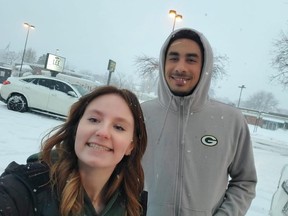 Lucy Kurowski got some help with her stuck car from Green Bay Packers QB Jordan Love.
