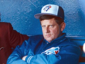 Jimy Williams in the Toronto Blue Jays dugout during the 1987 season.