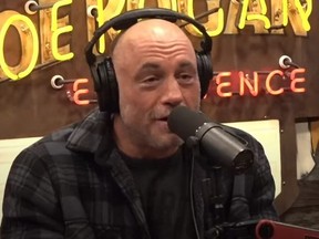 Joe Rogan during the Joe Rogan Experience episode.