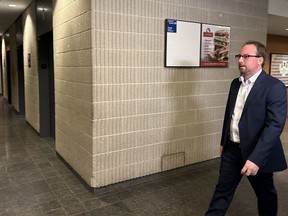 Jonathan Bettez is shown at court in Montreal on Monday, Jan. 22, 2024.
