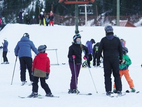 Ski staff had to rescue a child from a ski lift on Saturday Feb. 17 after the child was dangling from the chair.