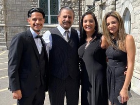 Lisa Lopez-Galvan, second from right, with her family in an image posted to her Facebook page in 2022. Lisa Lopez-Galvan was killed in a shooting at the Kansas City Chiefs 2024 Super Bowl parade on Feb. 14, 2024.