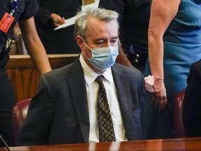 Craig Inciardi appears in criminal court after being indicted for conspiracy involving handwritten notes for the Eagles album "Hotel California," July 12, 2022, in New York.