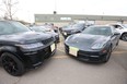 Toronto Police Project Stallion targeted car thieves in the northwest part of Toronto seizing 556 stolen high-end vehicles - totalling $27 million - arresting 119 people between Nov. 2022 to April 2023. Some of those stolen vehicles were on display at a Toronto Police impound yard on Wednesday, April 26, 2023.
