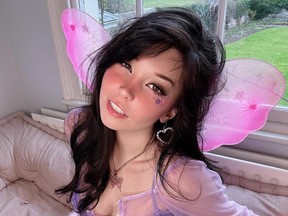 Selfie of OnlyFans star Belle Delphine.