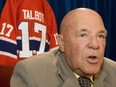 Former Montreal Canadiens Jean-Guy Talbot responds to questions Friday, June 1, 2007 in Ottawa. Talbot, one of the 12 Montreal Canadiens players to win five consecutive Stanley Cups between 1956 and 1960, has died. He was 91 years old.