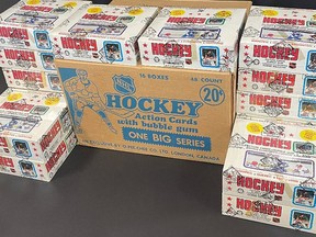 An unopened case of 1979-80 O-Pee-Chee hockey cards discovered by a Regina family was just auctioned off for more than $3 million USD.