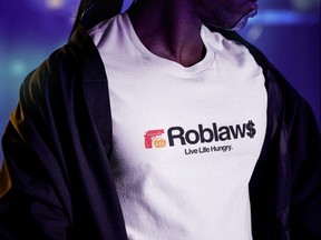 Cristofer Lam says he has angered Loblaw by transforming its logo into “Roblaw$” and putting it on shirts, mugs and tote bags.