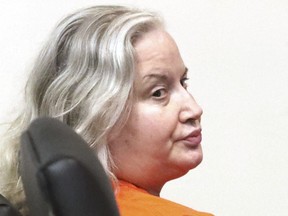 WWE Hall of Famer Tammy Sytch looks around the courtroom during her sentencing.
