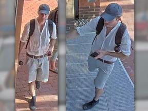 Montreal police have issued images of a man they believe is linked to sexual touching and indecent actions that happened at libraries at McGill University and Université de Montréal in June, August and September 2023.