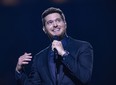 Michael Bublé performs at the Bell Centre in Montreal Oct. 18, 2022.