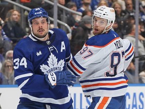 Connor McDavid and Auston Matthews headline an elite cast of offensive talent when the Leafs and Oilers face off on Saturday night in Toronto.