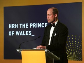 Britain's Prince William, Prince of Wales attends the The Diana Legacy Awards at the Science Museum in London on March 14, 2024.