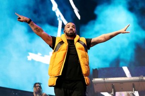 Drake shows off lingerie stash women have thrown at him on tour