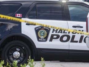 A Halton Regional Police vehicle.