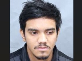 Md Mahi Sharia, 22, accused of sex assault, extortion while impersonating a police officer in North York on Feb. 23, 2023.