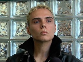 Porn actor Luka Magnotta is seen here in screengrabs from a September 2007 video interview with columnist Joe Warmington and Veronica Henri at the Toronto Sun, years before he was convicted for the 2012 killing of Jun Lin.