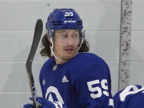 Tyler Bertuzzi has been playing much better hockey for the Maple Leafs. That’s a good sign heading into the playoffs.
