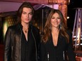 Damian and Elizabeth Hurley at Cirque du Soleil - Getty - January 2023