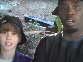 Justin Bieber and Sean "Diddy" Combs in 2009.