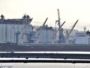 The bulk carrier True Confidence is seen at Shimizu Port in Japan on July 6, 2023. A missile attack by Yemen's Houthi rebels on the ship in the Gulf of Aden on Wednesday, March 6, 2024, killed three of its crew members and forced survivors to abandon the vessel, the U.S. military said. It was the first fatal strike in a campaign of assaults by the Iranian-backed group over Israel's war on Hamas in the Gaza Strip.