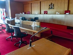 Courtroom 60 at the BC Court of Appeal in Vancouver, BC Friday, February 24, 2023.