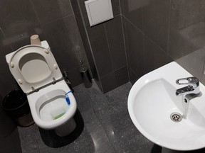 A public washroom.