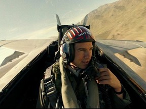 Tom Cruise as Capt. Pete "Maverick" Mitchell in Top Gun: Maverick.