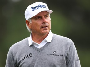 Fred Couples took a jab at Greg Norman on social media at the Masters last week.