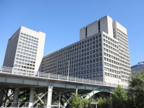 The downtown Ottawa headquarters of the Department of National Defence on Colonel By Drive.