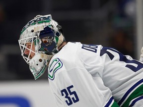 Canucks goalie Thatcher Demko is eligible to return as soon as Saturday.