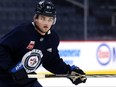 After sitting out the first four games of the series, Cole Perfetti is getting his first taste of playoff action in Game 5 versus Colorado. KEVIN KING/Winnipeg Sun files
