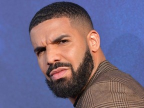 In this file photo taken June 4, 2019, Canadian rapper Drake attends the Los Angeles premiere of the new HBO series "Euphoria" at the Cinerama Dome Theatre in Hollywood.